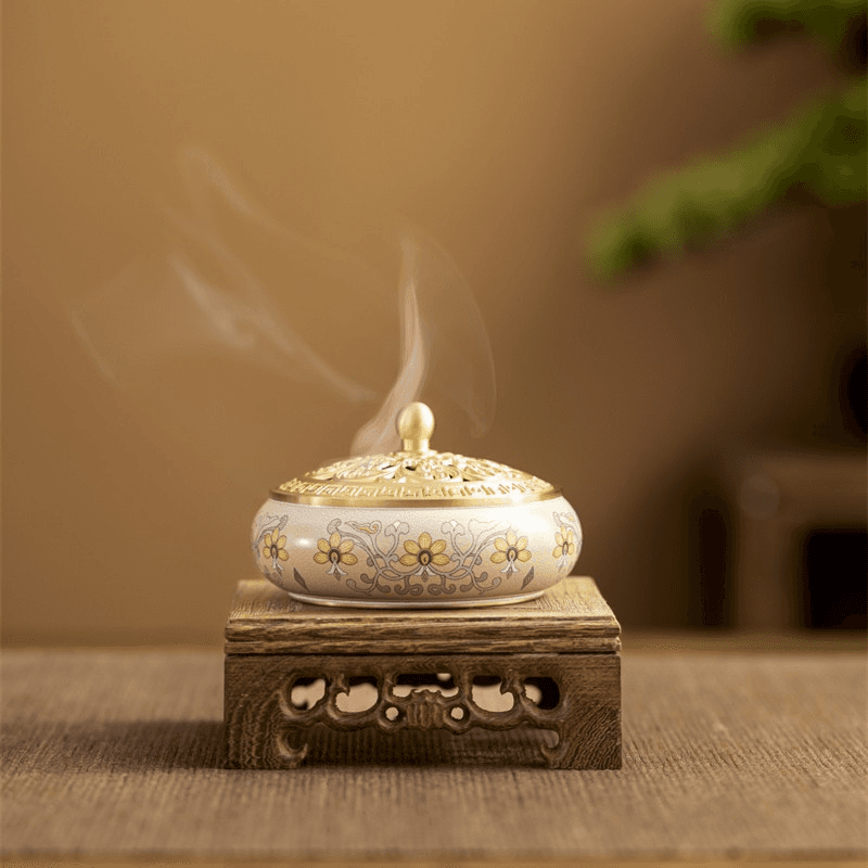 Blue Lotus, with Base