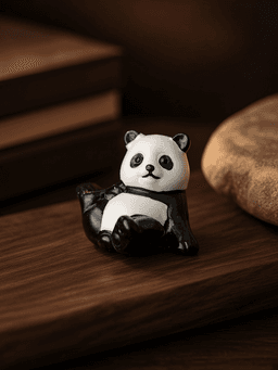 Hand-Painted Ceramic Panda Tea Pet