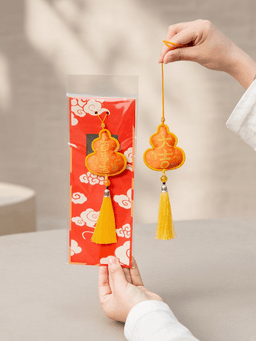 Festival Incense Pouch & Charm · 百事吉橘色-卡纸装