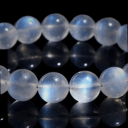5A Cream-Body Blue Flash Moonstone · 5–5.8 mm · 3-wrap (~100 beads)