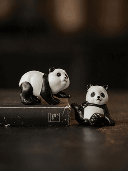 Hand-Painted Panda Tea Pet