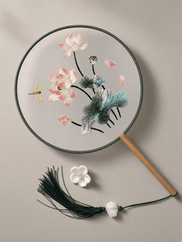 Double-sided embroidery · lotus 灵韵