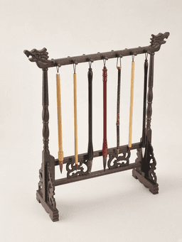 Wooden Brush Hanger