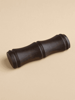 Mountain-Form Wood Brush Rest · 黑檀木竹节笔山