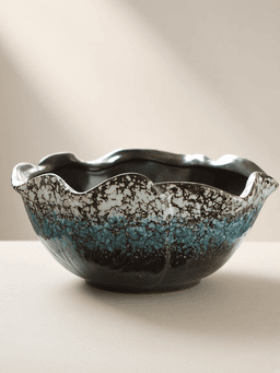 Celadon Lotus Brush Washer · 95号蓝白荷叶【无孔】