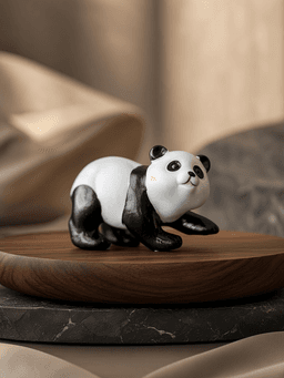 Hand-Painted Ceramic Panda Tea Pet
