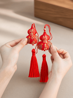Festival Incense Pouch & Charm · 健康平安-流苏款