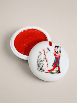 仕女图【直径9cm】seal paste