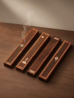 Wooden Horizontal Incense Box