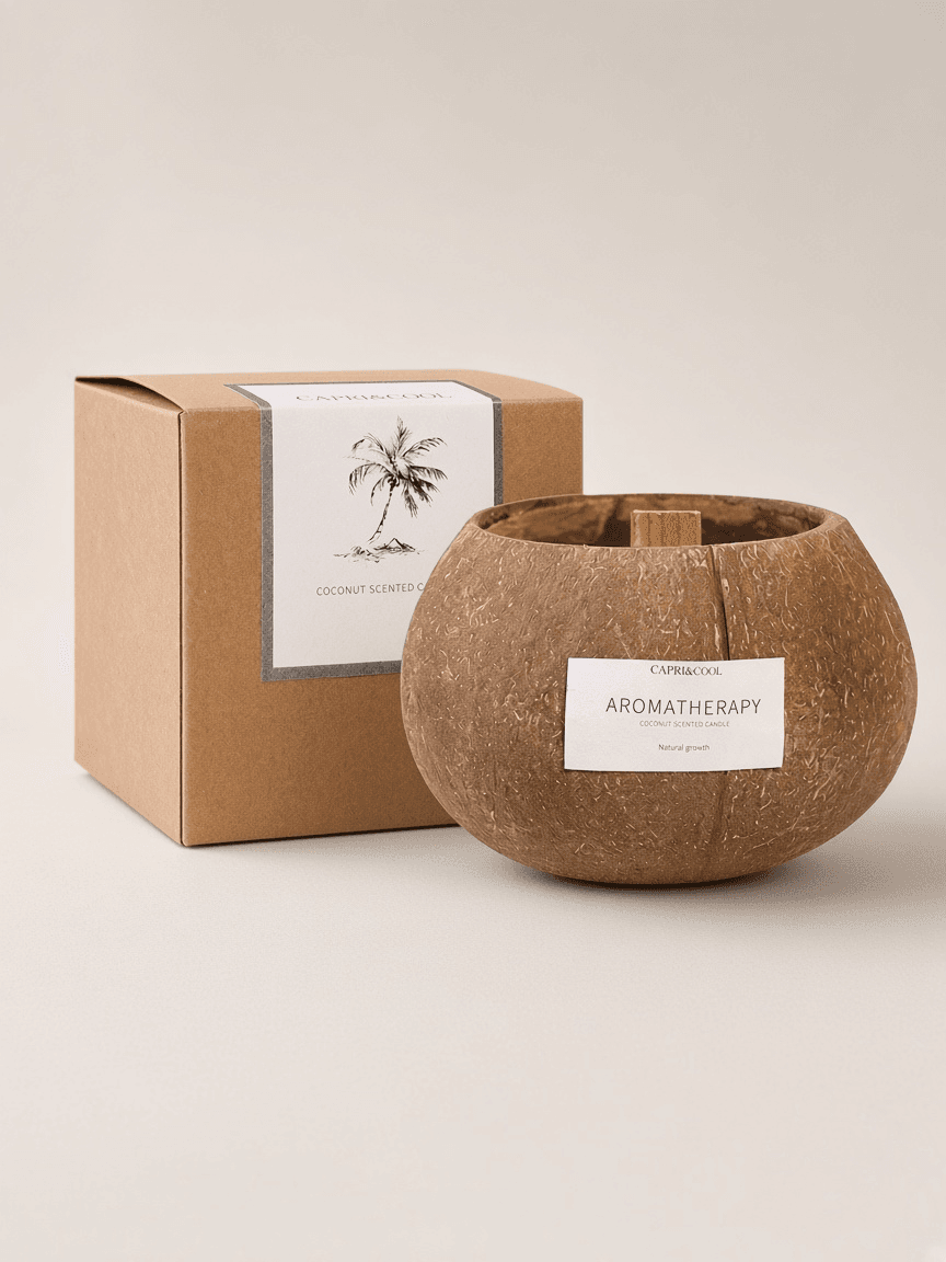 Coconut Shell Scented Candle · 香格里拉