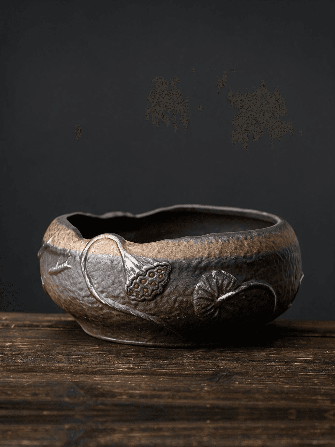 Rustic Ceramic Tea Basin