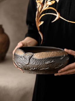 Rustic Ceramic Tea Basin
