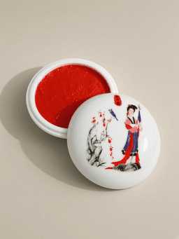 仕女图【直径8cm】seal paste