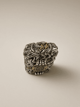 Shan Gui Hua Qian Chinese Talisman Relief Kerosene Lighter Case Without Insert