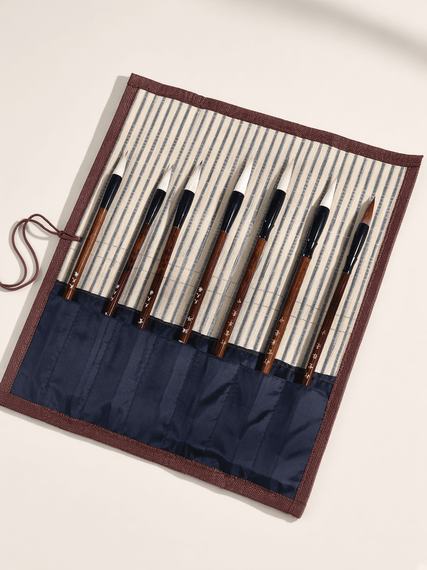 Medium brush roll · both edges bound