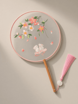 Double-sided embroidery · 新款樱花兔