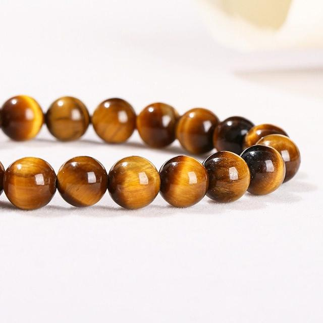 Natural Tiger Eye Bead Bracelet