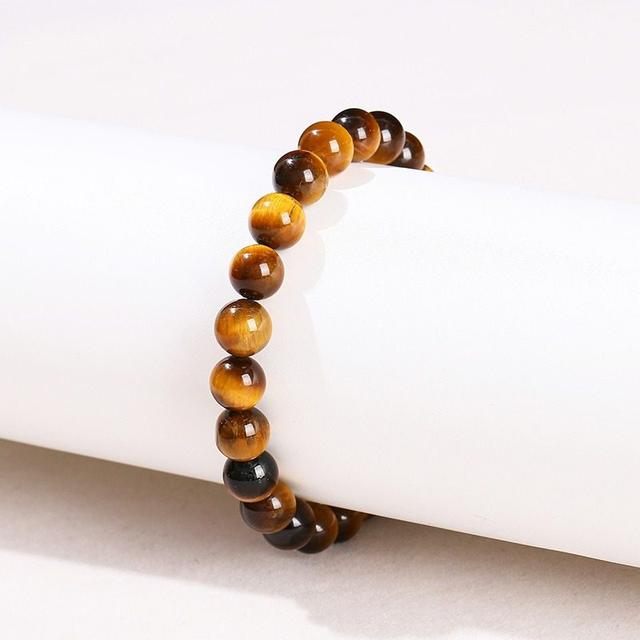 Natural Tiger Eye Bead Bracelet